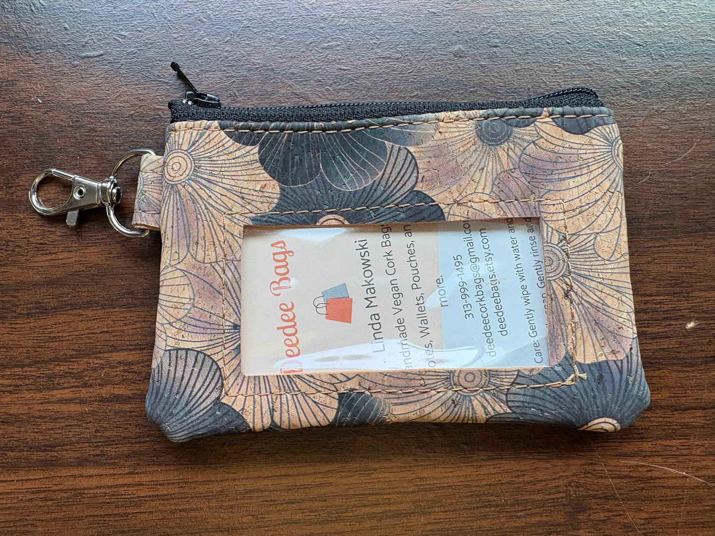 ID Card Cork Pouch - Vegan - Handmade - Sustainable