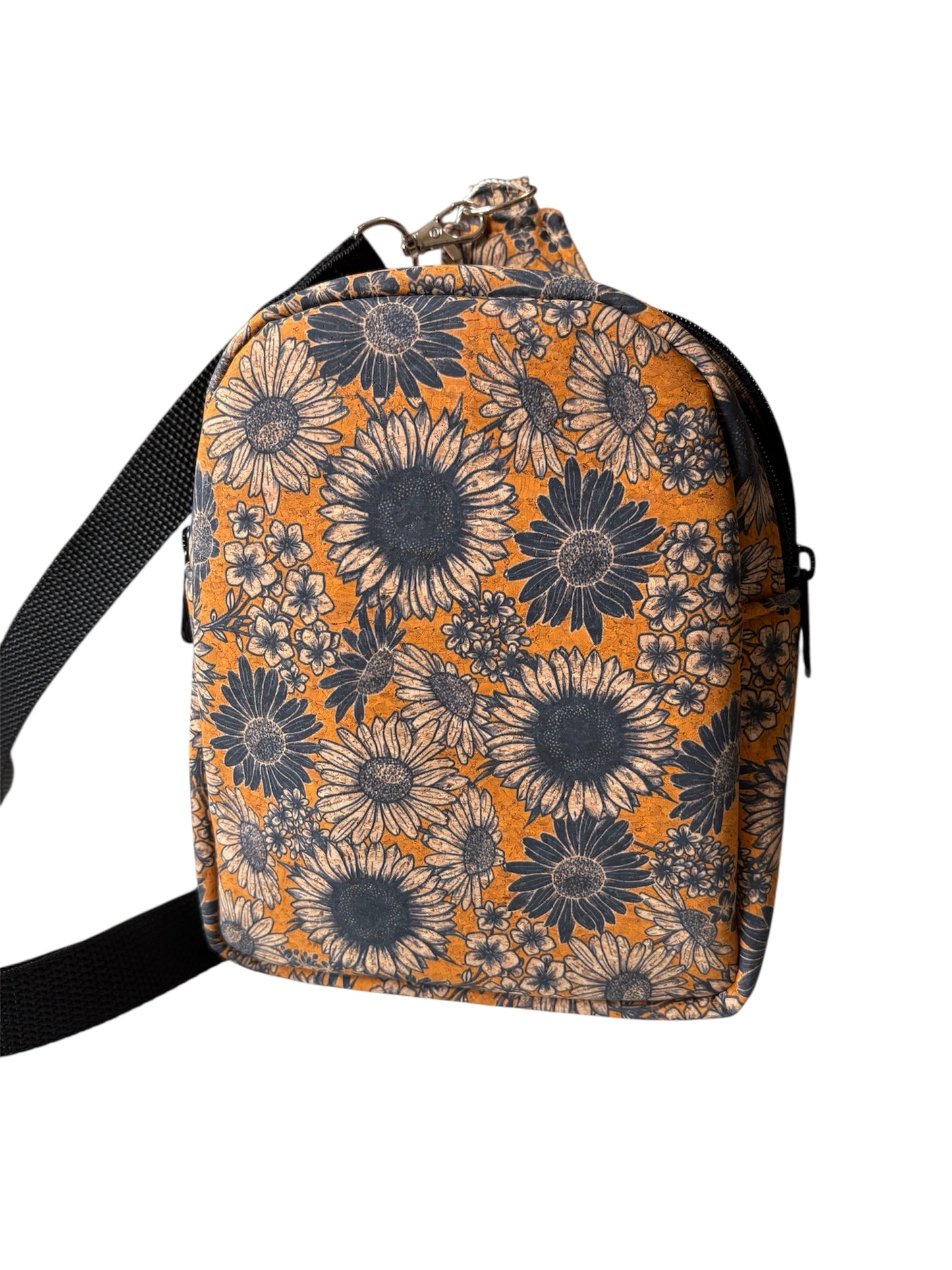 Mav Cork Sling Pack - Adjustable Strap - Handmade - Vegan